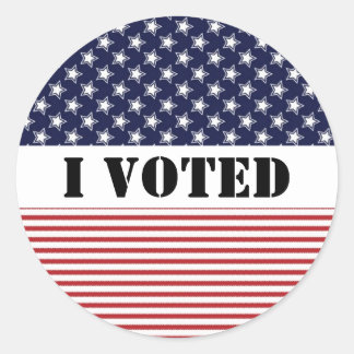 I Voted Election Sticker