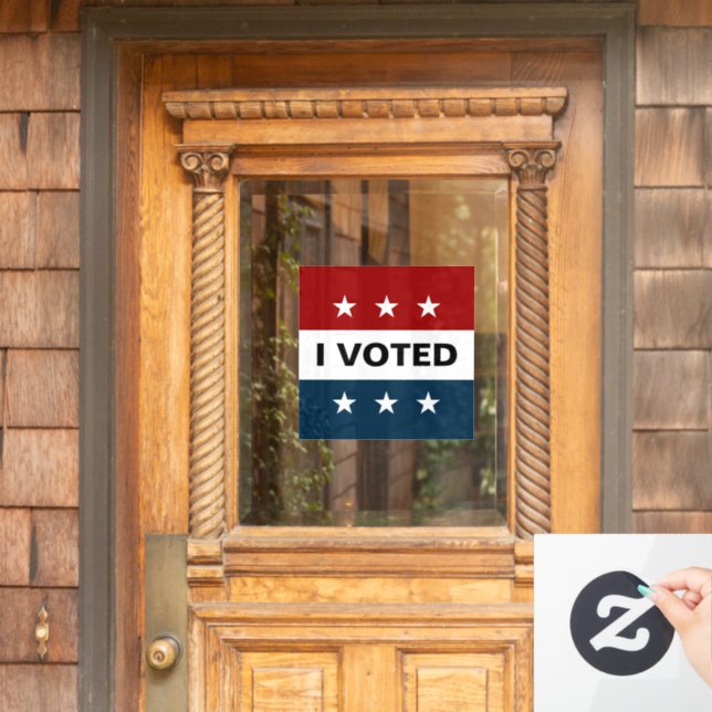 I Voted  Elections Decal (Home Door)
