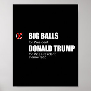 I Voted For Big Doge D.o.g.e _ Us Big President  Poster