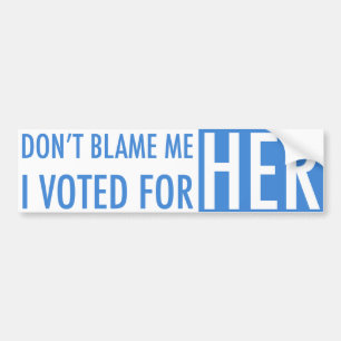 I Voted For Kamala Harris Bumper Sticker
