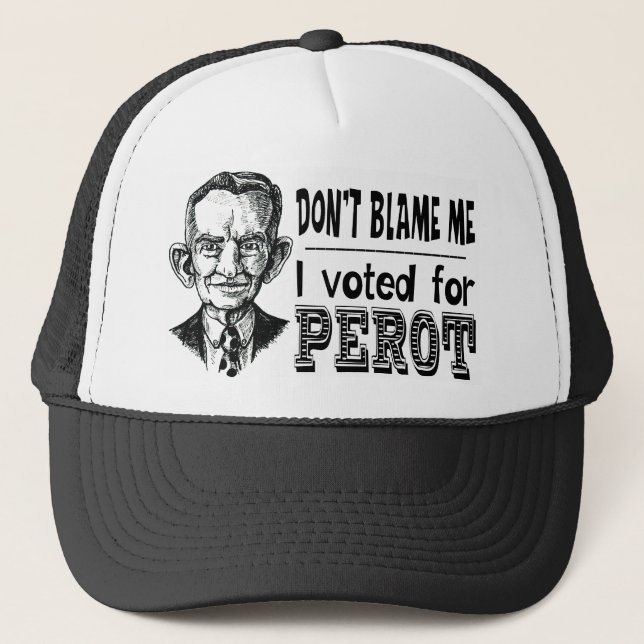 I Voted for PEROT Trucker Hat (Front)