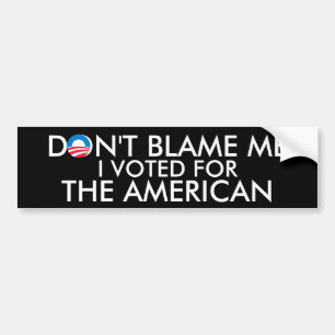 I Voted for The American Bumper Sticker
