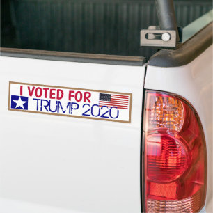 I voted for TRUMP 2020  Bumper Sticker