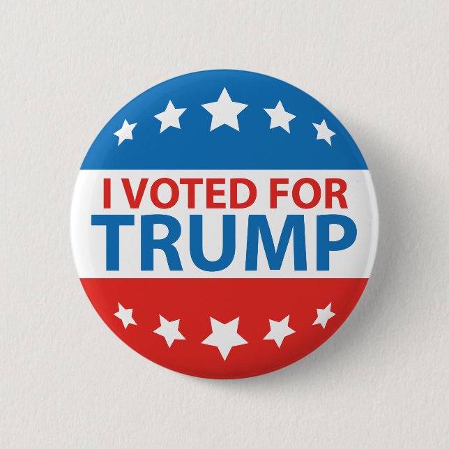 I Voted For Trump 6 Cm Round Badge (Front)