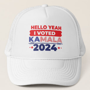 I Voted Kamala 2024 Trucker Hat