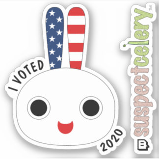 I VOTED Red White Blue Bunny + SuspectCelery™