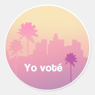 I Voted (Spanish) Classic Round Sticker