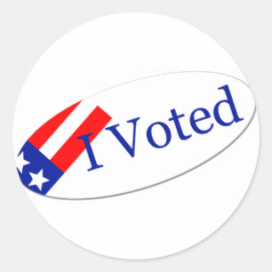 I Voted Sticker
