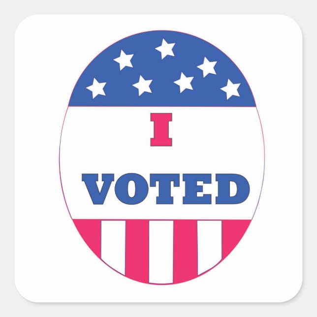 I Voted Sticker (Front)
