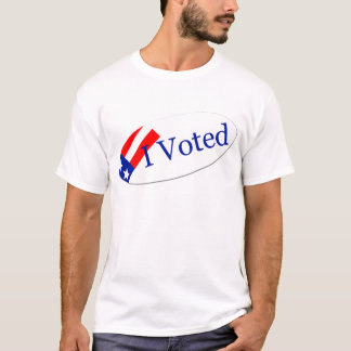 I Voted Sticker T-Shirt
