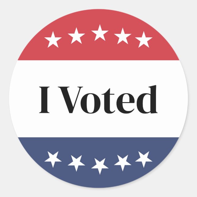 I Voted Stickers (Front)