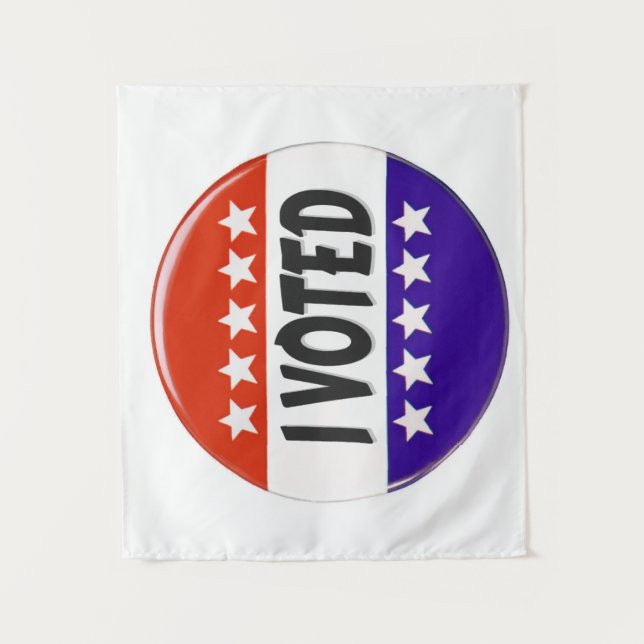 I Voted Tapestry (Front)