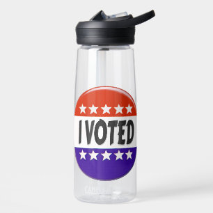 I Voted Water Bottle