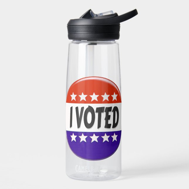 I Voted Water Bottle (Left)