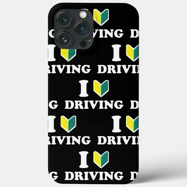 I Wakaba [Heart/Love] Driving Case-Mate iPhone Cas Case (Back)