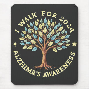 I Walk for 2024 Alzheimer’s Awareness Month Mouse Pad