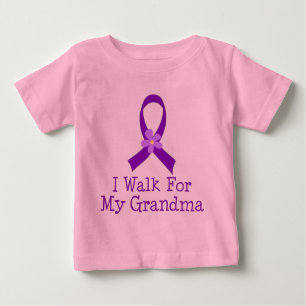 I Walk For My Grandma Baby T-Shirt