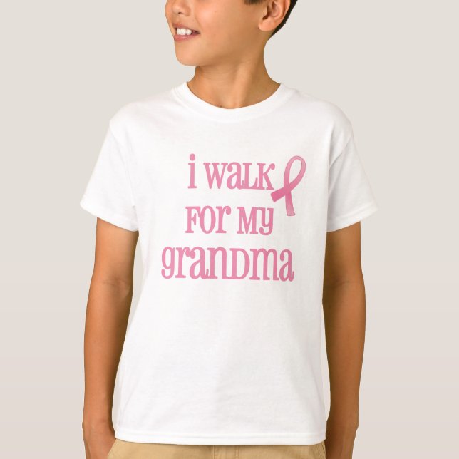 I walk for my grandma T-Shirt (Front)