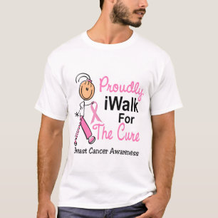 I Walk For The Cure Breast Cancer SFT T-Shirt