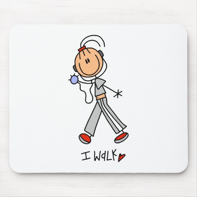 I Walk Mouse Pad (Front)
