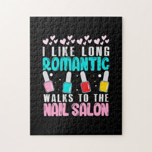 I Walk To The Nail Salon Jigsaw Puzzle