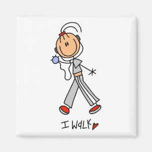 I Walk Tshirts and Gifts Magnet