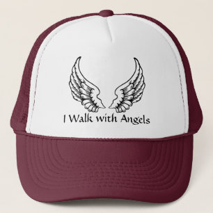 I Walk with Angels Trucker Style Cap