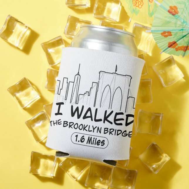 I Walked The Brooklyn Bridge, 1.6 Miles Can Cooler (In Situ Summer)