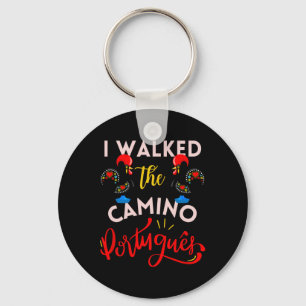 I Walked The Camino Portuguese Gift Rooster Portug Key Ring