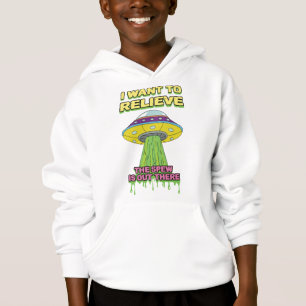 I Wand To Relieve - Funny UFO - Puke Humour