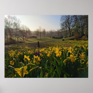 I wandered lonely as a cloud by William Wordsworth Poster