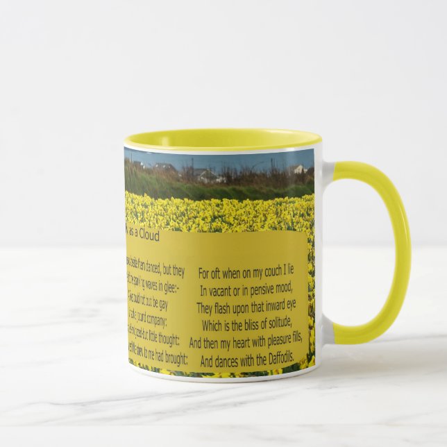 I WANDERED LONELY AS A CLOUD* MUG (Right)