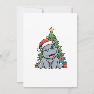 I want a Hippo - Greeting Card
