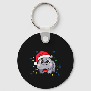 I Want A Hippopotamus For Christmas Funny Xmas Hip Key Ring
