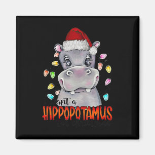 I Want A Hippopotamus For Christmas Lights Magnet