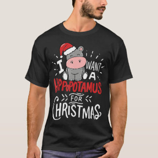 I Want A Hippopotamus For Christmas Pyjamas Men Wo T-Shirt