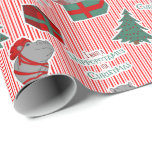 I Want a Hippopotamus For Christmas Wrapping Paper<br><div class="desc">Cute hippo Christmas wrapping paper</div>