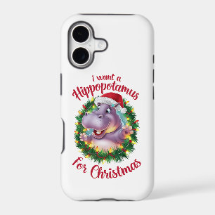I Want A Hippopotamus For Christmas Xmas Hippo