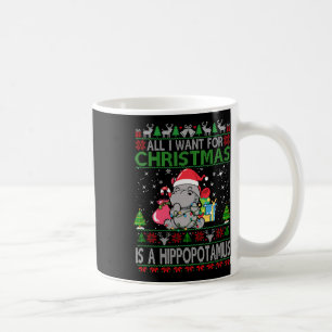 I Want A Hippopotamus For Christmas Xmas Hippo Ani Coffee Mug