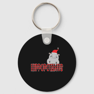 I Want A Hippopotamus For Christmas Xmas Hippo Kid Key Ring
