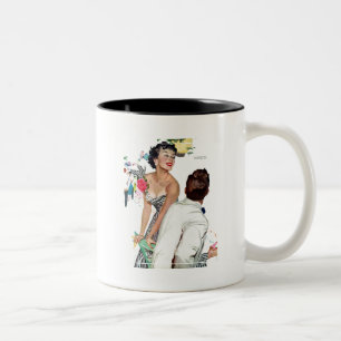 I Want a Man 2 Two-Tone Coffee Mug