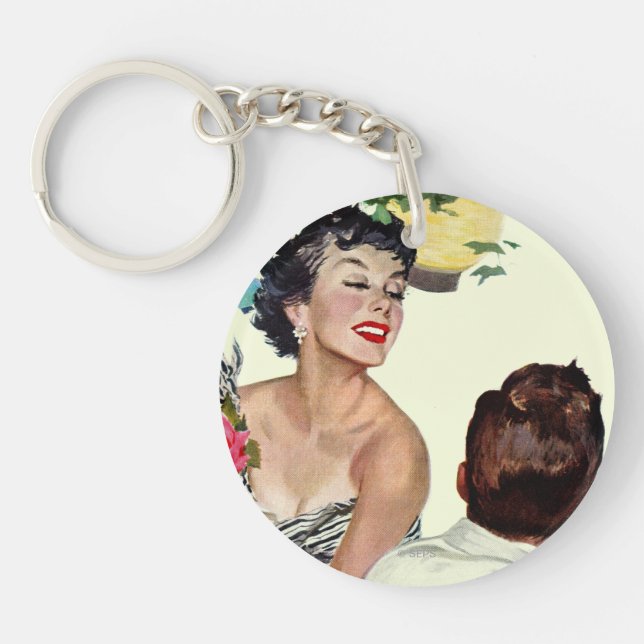 I Want a Man Key Ring (Front)