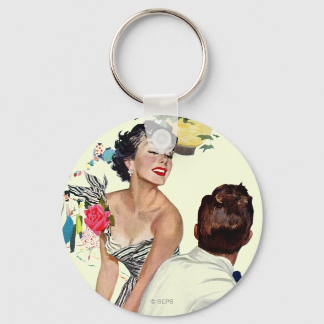 I Want a Man Key Ring (Front)