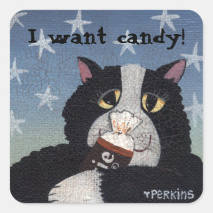 I want candy! sticker