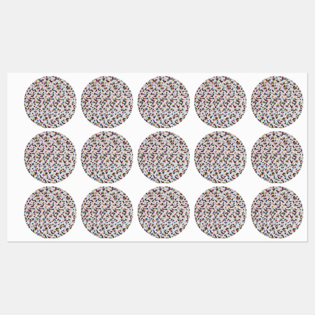 I Want Candy Waterproof Labels (Sheet)