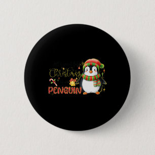 I Want For Christmas Is A Penguin Merry Christmas 6 Cm Round Badge