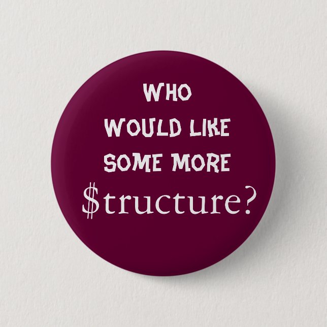 I Want More! 6 Cm Round Badge (Front)