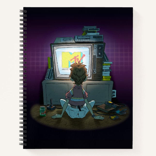 “I Want My Mtv” 8.5 x 11" Notebook (Front)