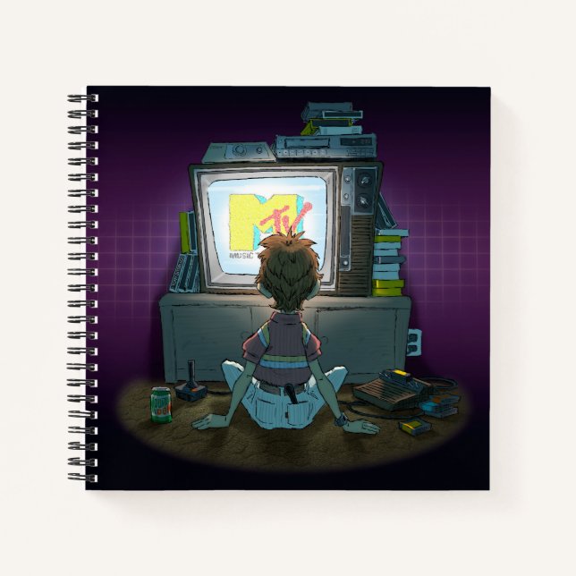 “I Want My Mtv” 8.5 x 8/5" Notebook (Front)