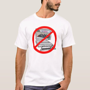 I Want Racing on my TV, NOT on my PC! T-Shirt